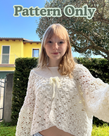 🌿🪷 Lotus Cardigan Pattern 🪷✨