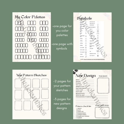 📔 🎀 Aesthetic Crochet Journal – 41-Page PDF 🧶 ✨