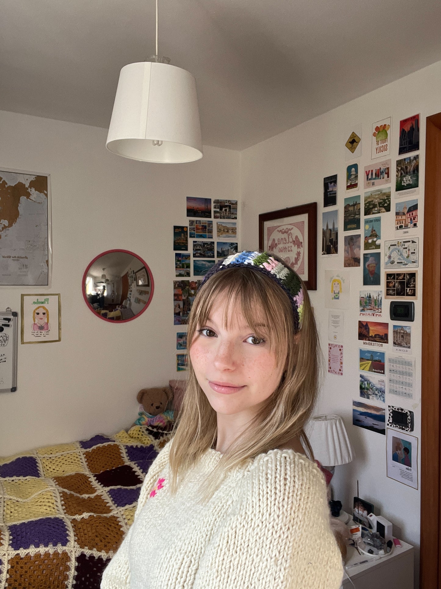 Scrappy Headband Crochet PDF Pattern